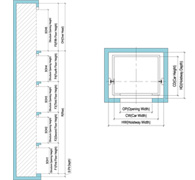 No need to provide e-Frame lift shaft provided by the clients